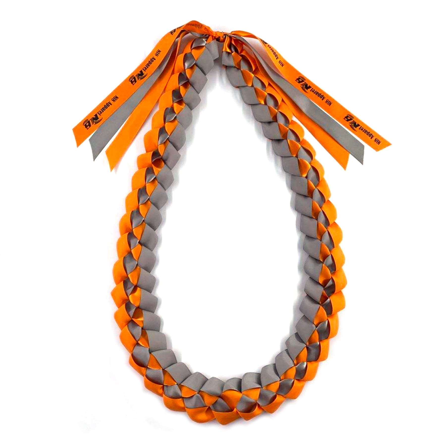 Orange & Grey Lei